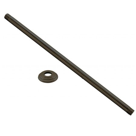 Westbrass 1/2" IPS x 36" Ceiling Mounted Shower Arm W/ Flange in Oil Rubbed Bronze D3636A-12